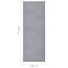 Käytävämatto BCF harmaa 100x250 cm