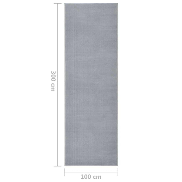 Käytävämatto BCF harmaa 100x300 cm