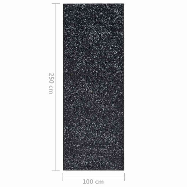 Käytävämatto BCF antrasiitti 100x250 cm