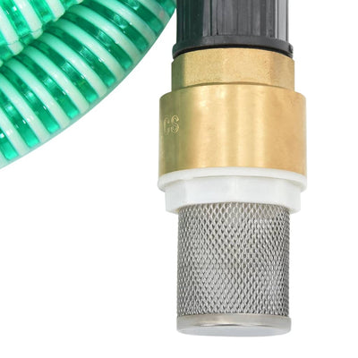 Imuletku messinkiliittimillä vihreä 1,1" 4 m PVC
