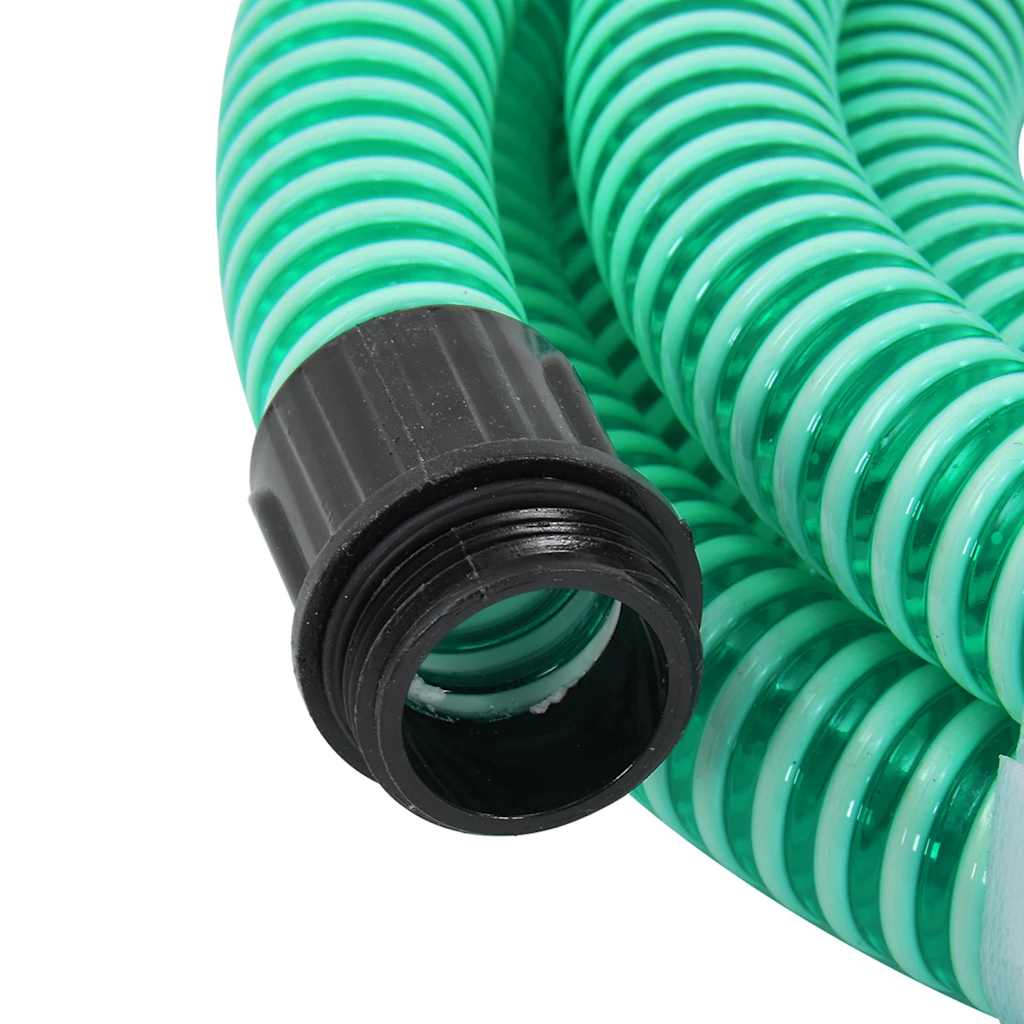 Vihreä imuletku messinkiliittimillä 15 m Lenut 1,1 (pvc)