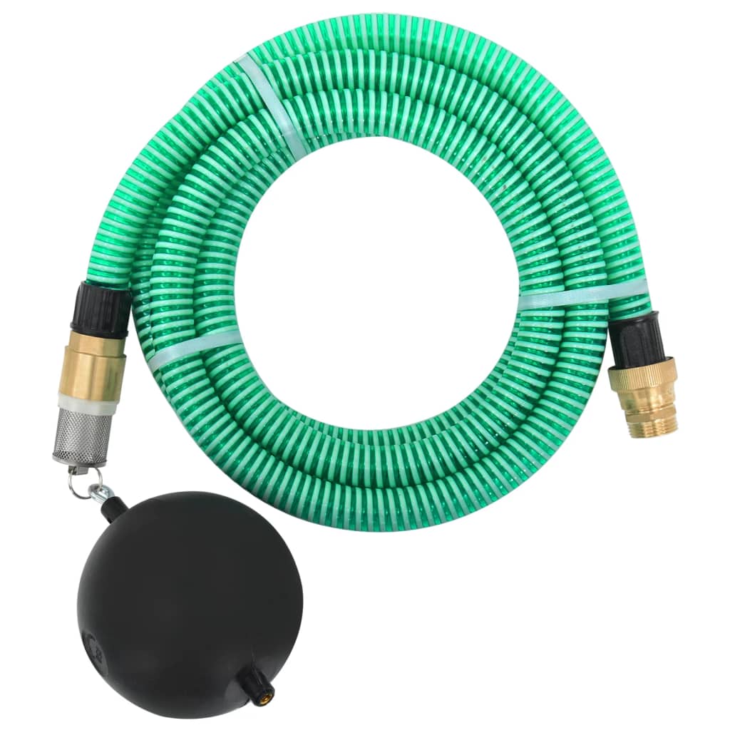 Vihreä imuletku 25 m messinkiliittimillä Lenut (pvc)