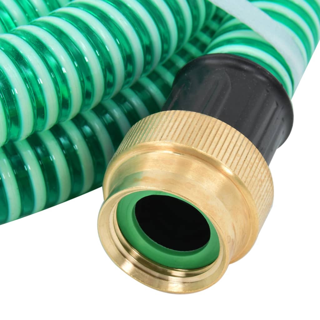 Vihreä imuletku 25 m messinkiliittimillä Lenut (pvc)