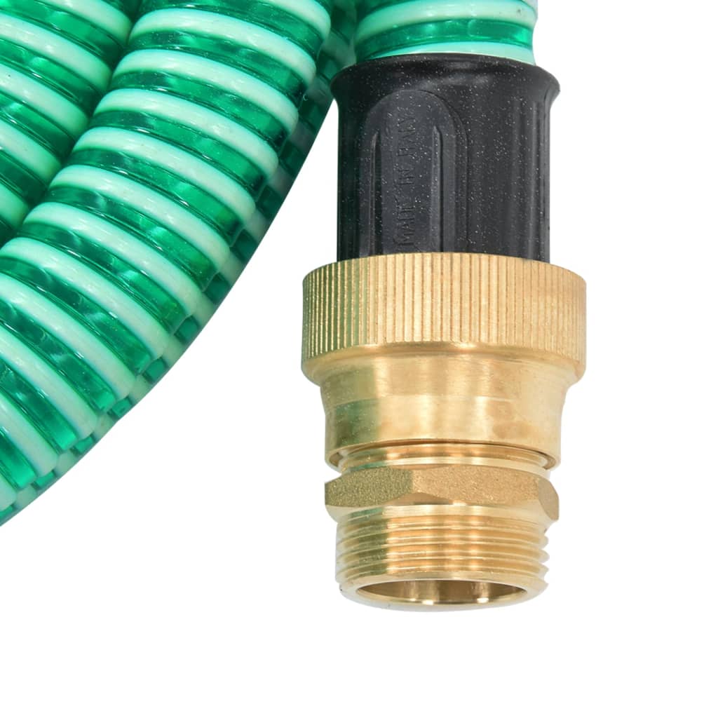 Vihreä imuletku 25 m messinkiliittimillä Lenut (pvc)