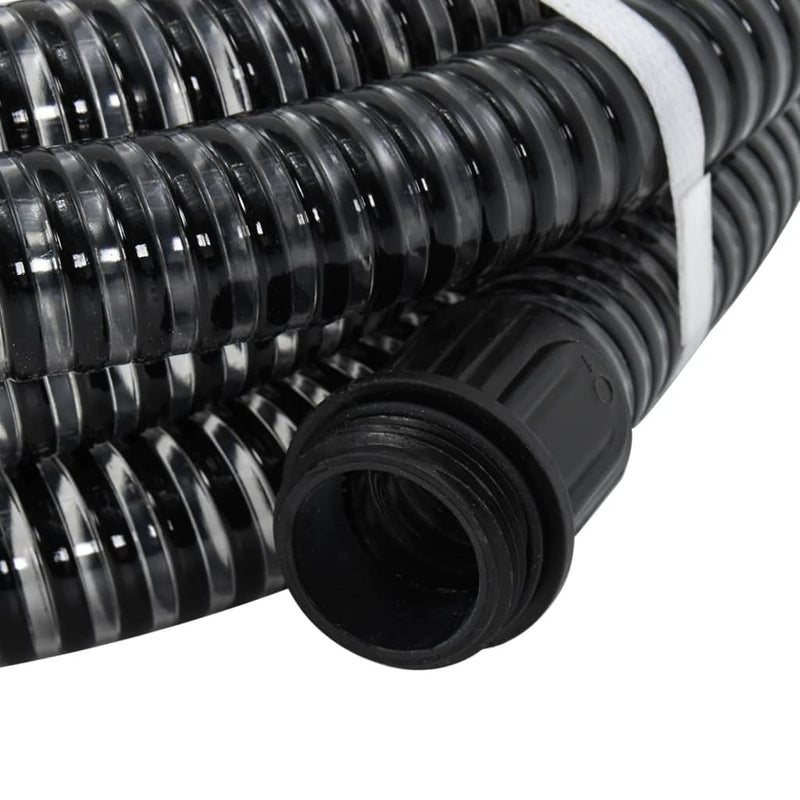 Musta imuletku messinkiliittimillä Lenut 1,1 (3 m pvc)