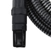 Musta imuletku PVC 7 m messinkiliittimillä 1,1"