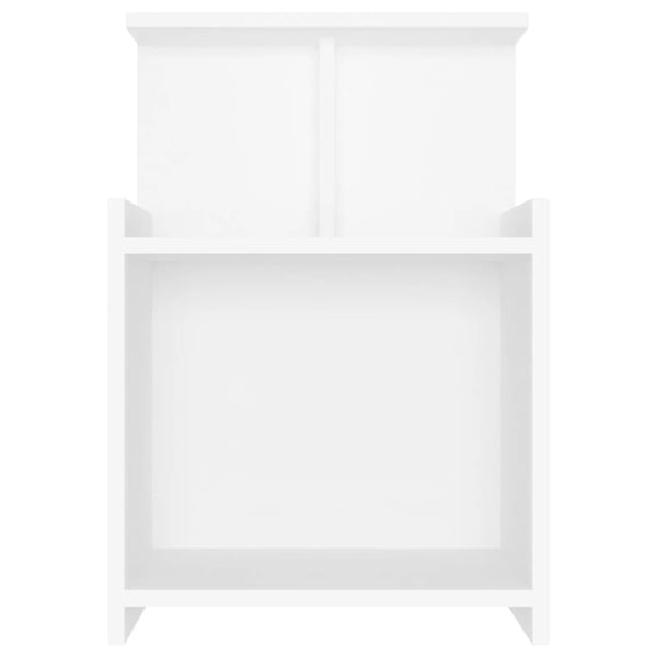 Yöpöytä valkoinen 40x35x60 cm tekninen puu