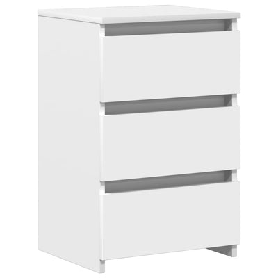 Valkoinen yöpöydät Deaconescu 40x35x62,5cm (2 kpl puinen)