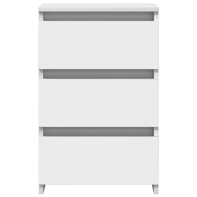 Valkoinen yöpöydät Deaconescu 40x35x62,5cm (2 kpl puinen)