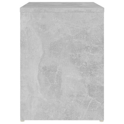 Yöpöydät 2 kpl betoninharmaa 40x30x40 cm tekninen puu