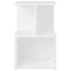 Valkoinen yöpöydät Ferovian 35x35x55cm (2 kpl puinen)