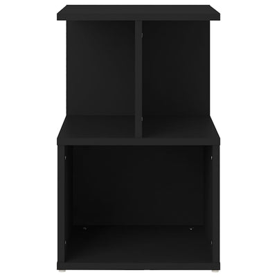 Musta yöpöydät Ferovian 35x35x55cm (2 kpl puinen)