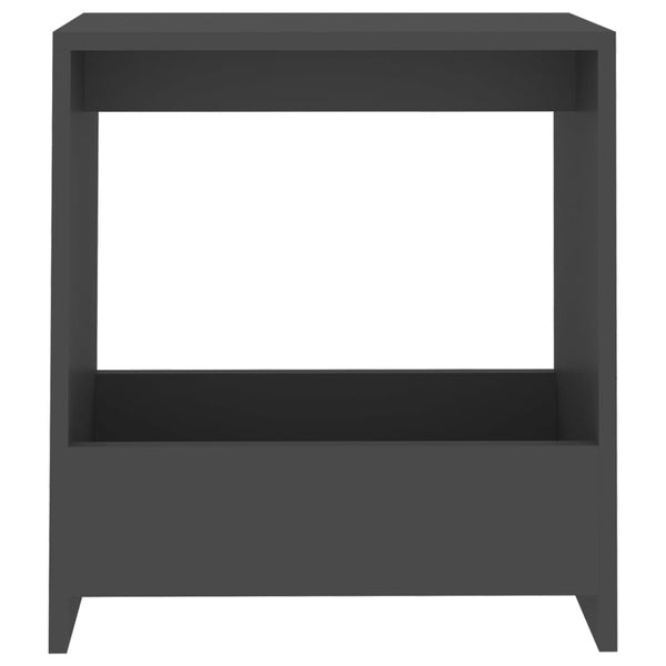 Sivupöytä harmaa 50x26x50 cm lastulevy