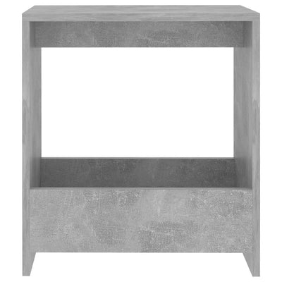Sivupöytä betoninharmaa 50x26x50 cm tekninen puu