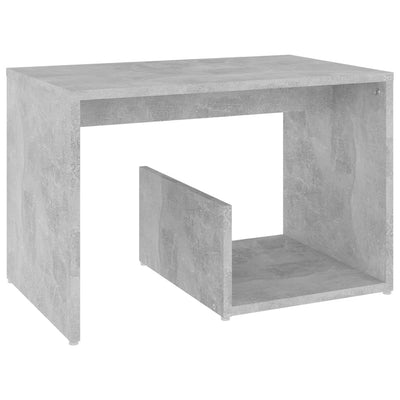 Sivupöytä betoninharmaa 59x36x38 cm teknisestä puusta