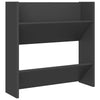 Seinäkenkäkaapit 4 kpl harmaa 60x18x60 cm tekninen puu