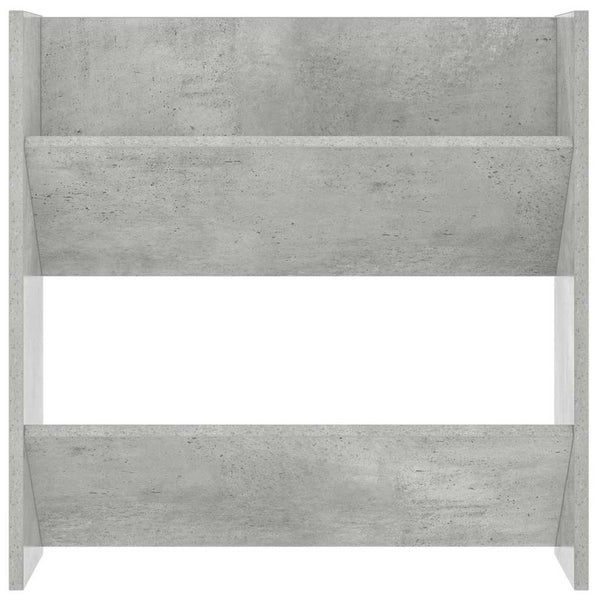 Seinäkenkäkaappi betoninharmaa 60x18x60 cm lastulevy