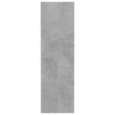 Seinäkenkäkaappi betoninharmaa 80x18x60 cm lastulevy