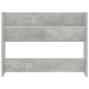 Seinäkenkäkaapit 2 kpl betoninharmaa 80x18x60 cm lastulevy