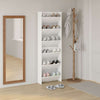 Seinäkenkäkaapit 2 kpl valkoinen 60x18x90 cm lastulevy