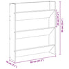 Seinäkenkäkaapit 2 kpl valkoinen 80x18x90 cm lastulevy