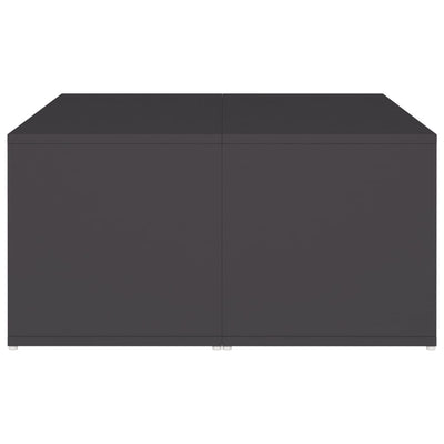 Sohvapöydät 4 kpl harmaa 33x33x33 cm tekninen puu