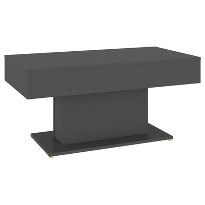 Sohvapöytä harmaa 96x50x45 cm lastulevy