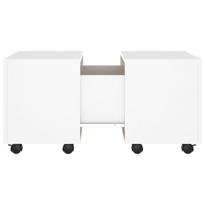 Valkoinen sohvapöytä Berla 60x60x38cm (puinen)