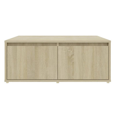 Sohvapöytä Sonoma-tammi 80x80x31 cm tekninen puu