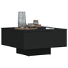 Musta sohvapöytä Dorothe 60x60x31,5cm (lastulevy)