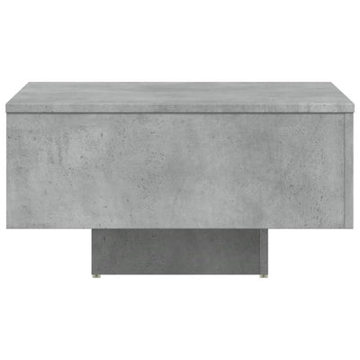 Sohvapöytä betoninharmaa 60x60x31,5 cm tekninen puu