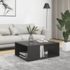 Sohvapöytä harmaa 90x67x33 cm lastulevy