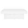Valkoinen sohvapöytä Narcisse 90x90x28cm (puinen)