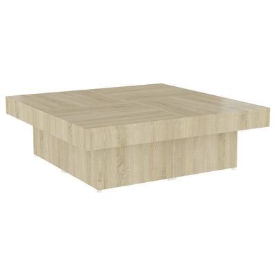 Sohvapöytä Sonoma-tammi 90x90x28 cm lastulevy