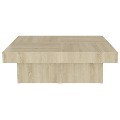 Sohvapöytä Sonoma-tammi 90x90x28 cm lastulevy