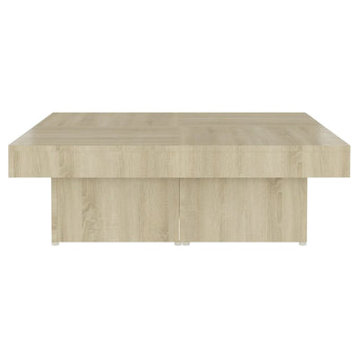 Sonoma-tammi sohvapöytä Narcisse 90x90x28cm (lastulevy)