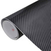 Auton päällystekalvot 2 kpl 4D musta 100x150 cm