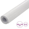 Auton päällystekalvot 2 kpl 4D valkoinen 100x150 cm