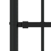 Puutarha-aita Woerden keihäskärkinen musta 240x175 cm teräs