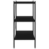 Musta hyllykkö Pierre 80x40x92cm (3-kerroksinen)