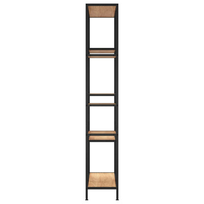 Kirjahylly 80x30x180 cm teräs ja tekninen puu