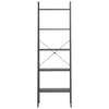 Musta lattiahylly Erzebet 56x35x174cm (5-kerroksinen)