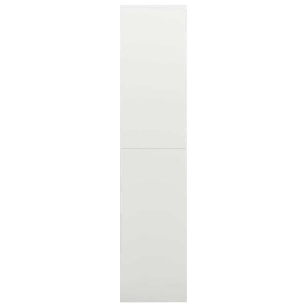 Pukukaappi valkoinen 90x40x180 cm teräs