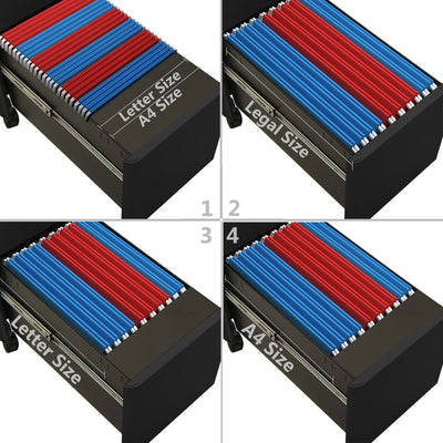 Antrasiitti arkistokaappi siirrettävä Laviniu 30x45x59cm (teräs)