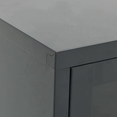 TV-taso antrasiitti 90x30x44 cm teräs ja lasi