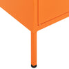 Varastokaappi oranssi 80x35x101,5 cm teräs