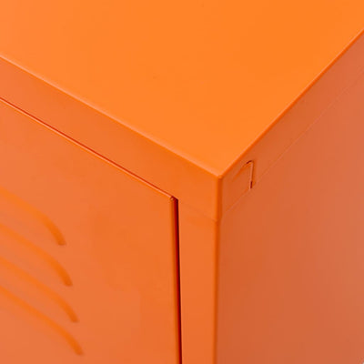 TV-taso oranssi 105x35x50 cm teräs