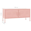 TV-taso pinkki 105x35x50 cm teräs
