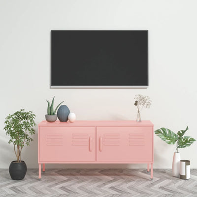 Pinkki tv-taso Corda 105x35x50cm (teräs)
