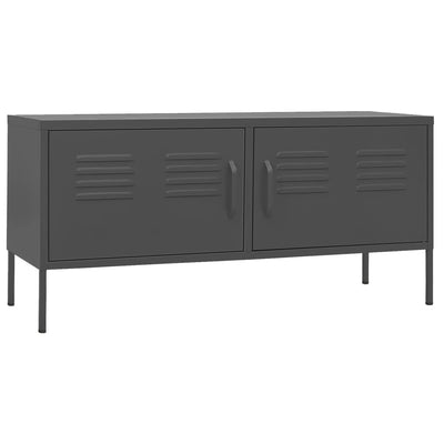 TV-taso antrasiitti 105x35x50 cm teräs